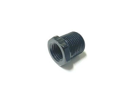 Fragola 1/4 x 3/8 Pipe Reducer Bushing Black 491202-BL Fragola 1/4 x 3/8 Pipe Reducer Bushing Black 491202-BL