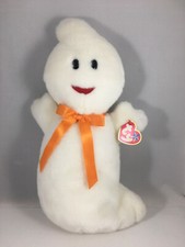 CT* Ty Beanie Buddy - SPOOKY Halloween Ghost (Medium Size 12.5 inch) CREASED TAG