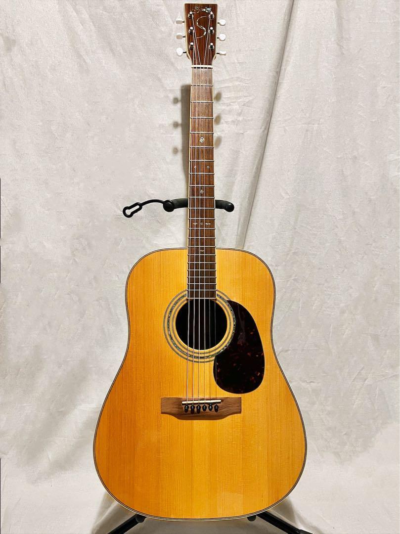 Electric Acoustic Guitar S.Yairi YD-40/N Solid Spruce Top Natural SN SI09120564