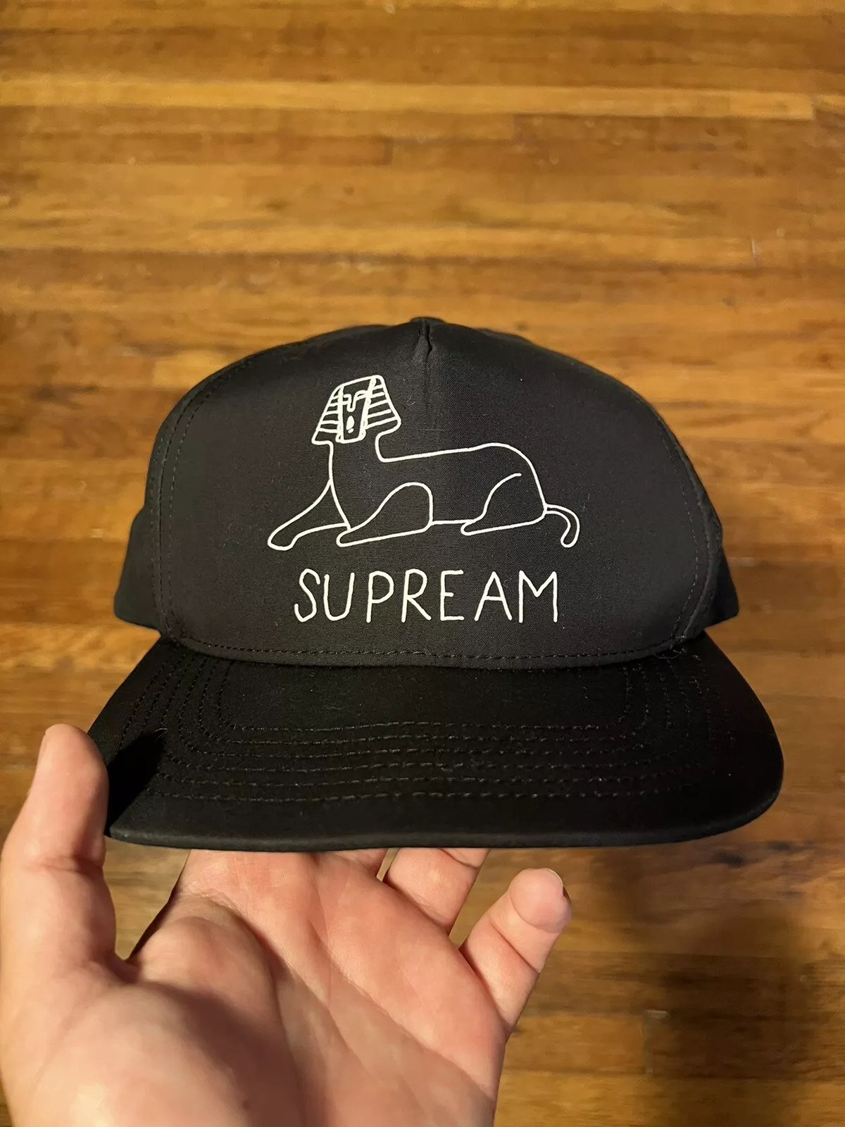 Casquette Supreme Schminx 5 panneaux noire O/S S/S 13