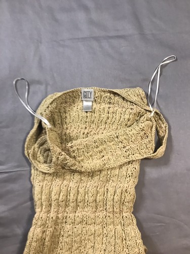 City DKNY Top Womens Extra Small Beige Knit Tank - Picture 10 of 10
