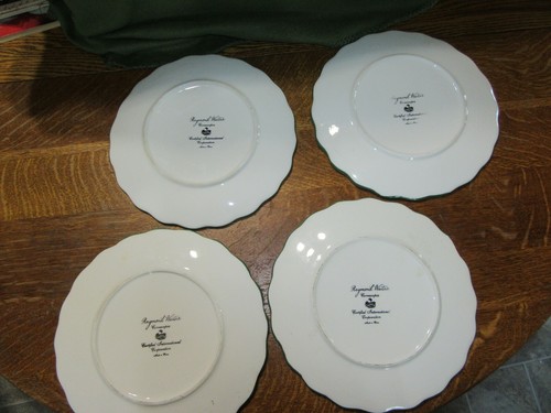 4 Certified International-Raymond Waites Cornucopia 11" Dinner Plates-Fruit-Latt - Picture 8 of 10
