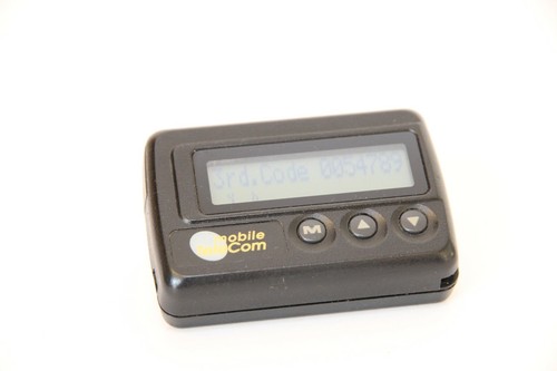 Vintage Pager Beeper NEC Telekomórka PA3PY-20B Wyświetlacz 160.0375 Made in Japan - Zdjęcie 2 z 12
