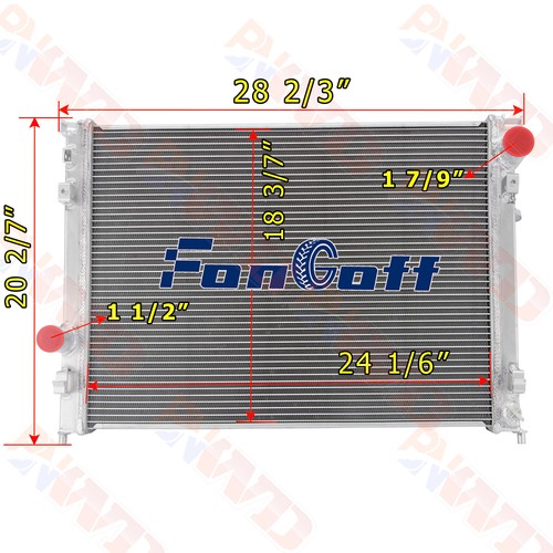 3 Row Aluminum Radiator For 2005-2008 Chrysler 300 Dodge Charger Magnum 5.7 6.1L - Bild 1 von 10