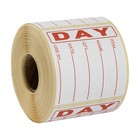 Food Hygiene Day Dot Food Label Best Before Labels Roll of 500 labels Red