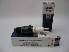 R42XLS AC Delco Automotive Spark Plugs Set Of 2 Made In USA R42XLS Brand New NOS