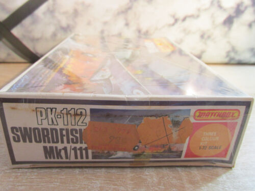 1/72 Matchbox Fairey Swordfish Mk III Britsh Torpedo Bomber Kit #PK-112 Sealed - Picture 6 of 6