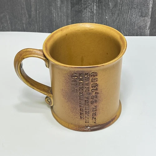 1969 Bennington Potters Oversized Large Brown Mug Tankard Award PDO Engineering