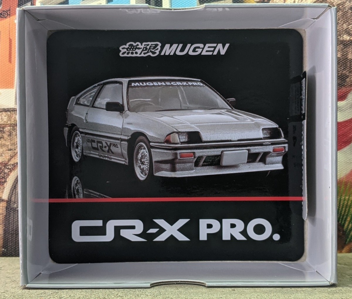 TOMYTEC Tomica Limited Vintage 1/64 Honda Ballade Sport CR-X Mugen Model - Silver
