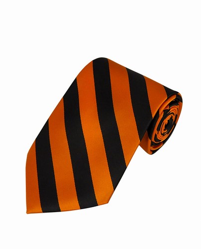 BRANDNEU! Manzini Neckwear® Herren 3,5" DS Krawatte normale gestreifte College-Krawatte - Bild 24 von 32