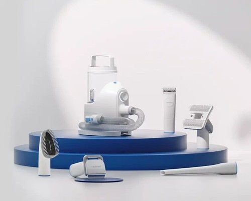 Neakasa - Kit di toelettatura P2 Pro 5-in-1 con aspirapeli per cani e gatti - Foto 2 di 10