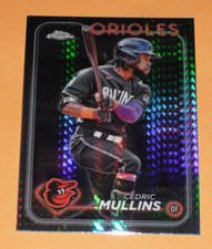 2024 Topps Chrome Cedric Mullins #82 Prism Refractor Baltimore Orioles