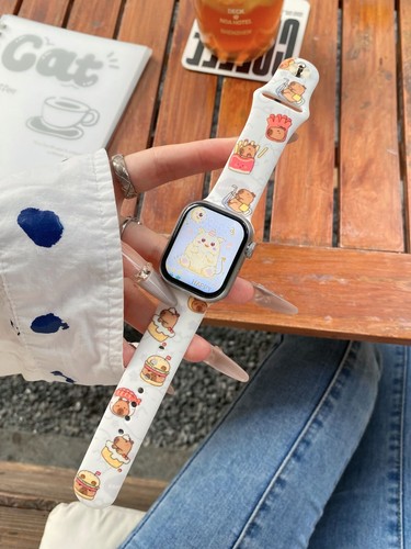For Apple Watch 10 9 8 7 6 5 4 SE iWatch 41/42/44/45/46/49mm Silicone Band Strap - Picture 15 of 32