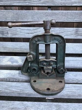 Vintage Littco #52 Bench Vise Clamp Threader On Vice Littletown PA USA