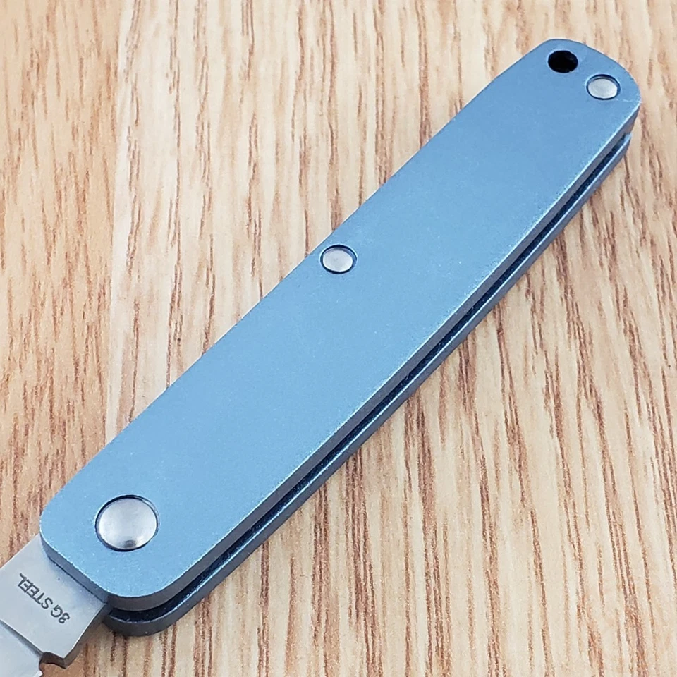 Faca dobrável Fallkniven legal para transportar 2,25" lâmina de aço 3G cabo de alumínio - Imagem 3 de 4