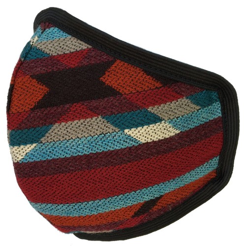 Face Shield Hand Made in Ecuador Unique Native Designs From Fitting  - Picture 11 of 13