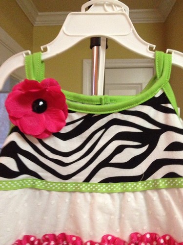 NEW Rare Editions Size 24 month white eyelet sundress zebra summer dress - Picture 2 of 7