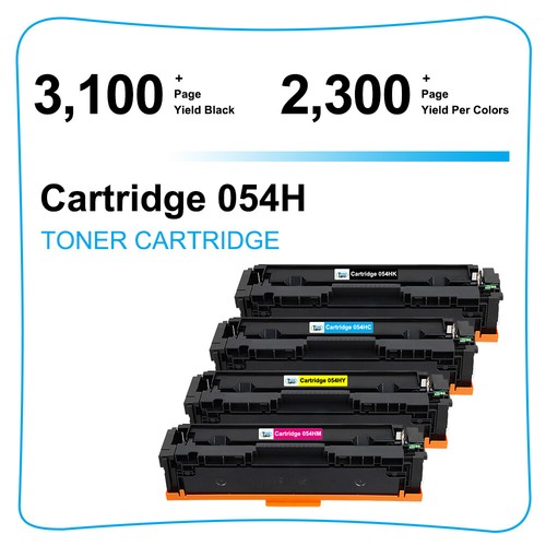 Yellow 054H Toner Compatible for Canon 054 MF641cw MF642cdw MF644cdw LBP622cdw - 第 2/12 張圖片