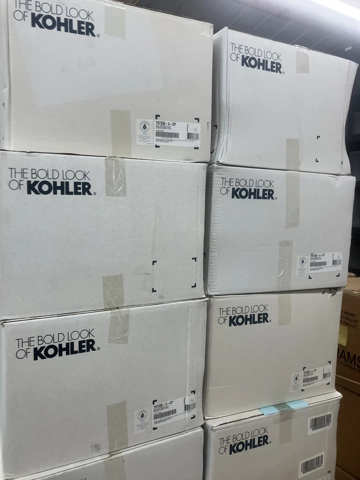 KOHLER K-T97330-4-CP Loure Relleno de bañera de montaje en piso con ducha de mano*SELLADO DE FÁBRICA Foto 2 de 3