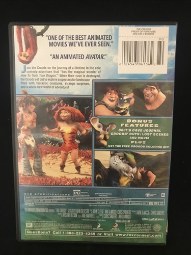 THE CROODS “DVD” DreamWorks - Picture 2 of 3