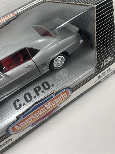 ERTL American Muscle 1969 Silver COPO CAMARO 1/18 Diecast #1/2500 HTS - Picture 7 of 16