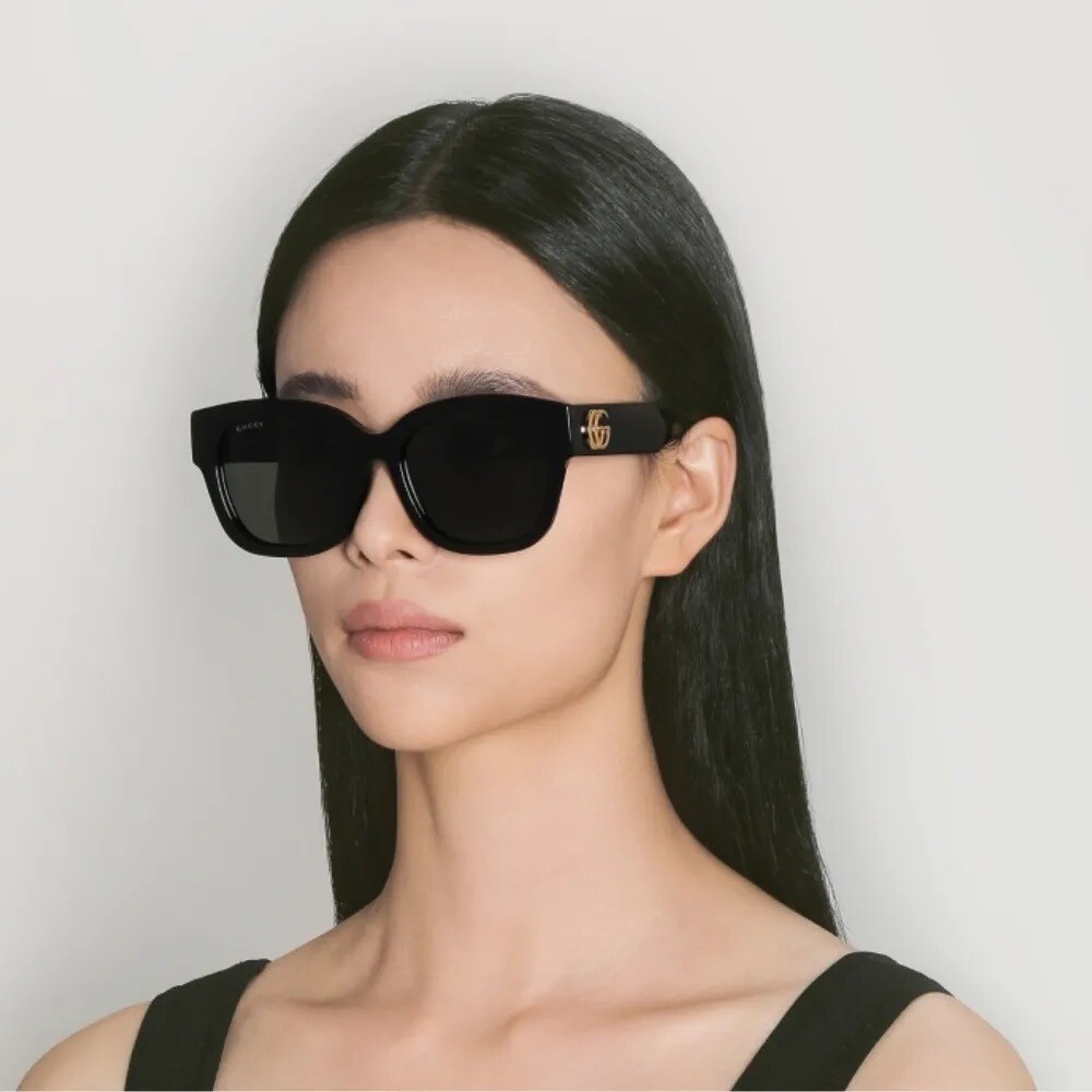 サングラス GUCCI Woman Sunglasses Black GG1550SK 001 NEW GUCCI GG1550SK 001 BLACK GREY WOMEN SUNGLASSES GUCCI | eBay