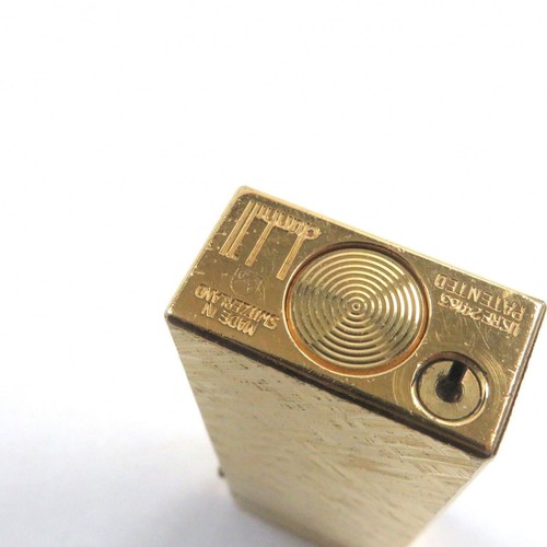 Encendedor de gas Dunhill Roller dorado sin caja encendido confirmado muy bueno de JAPÓN - Imagen 7 de 7