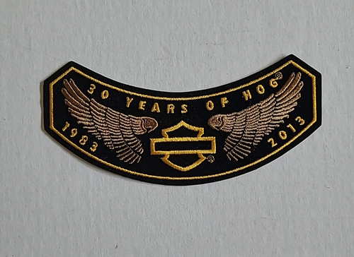 30 Jahre Harley Davidson HOG Patch Owners Group 5,5 Zoll Rocker 1983-2013 - Bild 2 von 4