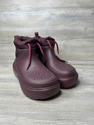 靴 crocs STOMP PUFF BOOT CROCS Stomp Puff Boot 209324-6WD - Shiekh