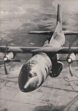 Deutsche Bundeswehr Postkarte ca.1959 - 1970 Merkel Verlag Luftwaffe Transall