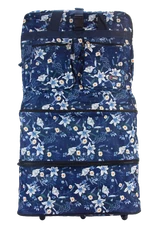 30"/36"/40" Expandable Rolling Duffel Bag Wheeled Spinner Suitcase Luggage     