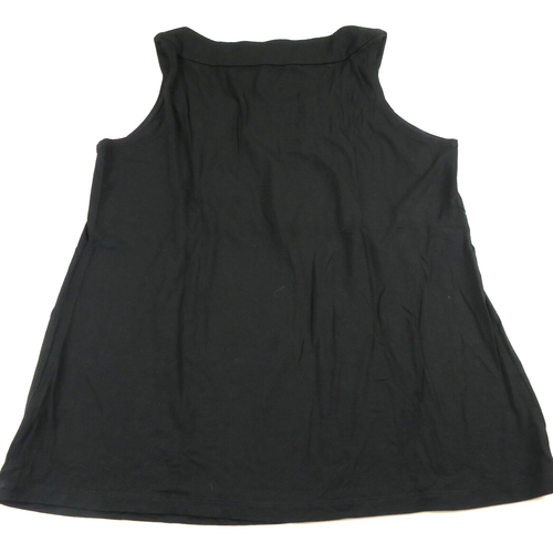 JOSEPHINE CHAUS black sleeveless scoop neck top Size M - Picture 3 of 3