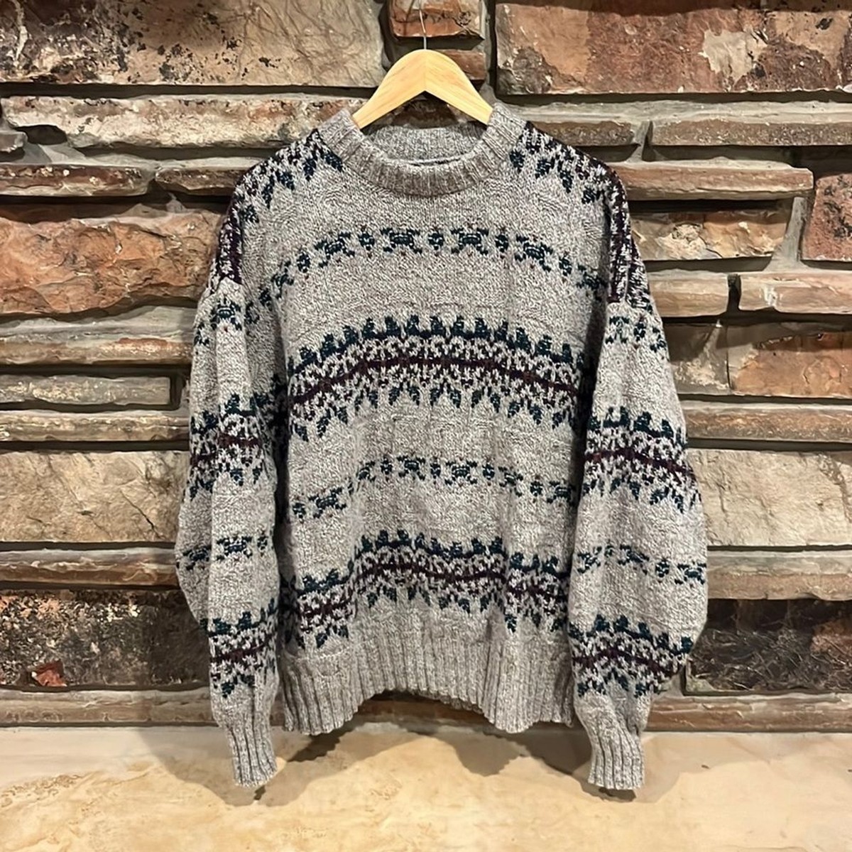 Vintage Eddie Bauer Grey Knit Wool Sweater | eBay Vintage Eddie Bauer Grey Knit Wool Sweater | eBay