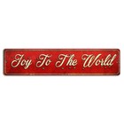 Joy To The World Street Sign - Vintage Christmas Decor