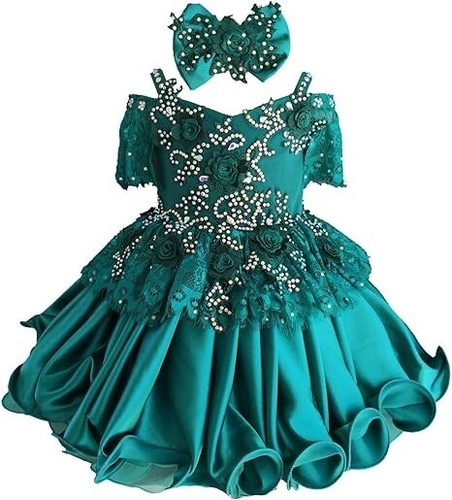 Jenniferwu Tutu Dress for Kids Baby Princess Wedding Bridesmaid Birthday Party - Picture 4 of 5