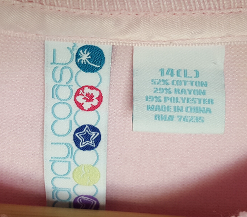 Candy Coast Cardigan Sweater Girl's 14 Pink Knit Button Dress Casual Party - Picture 3 of 6