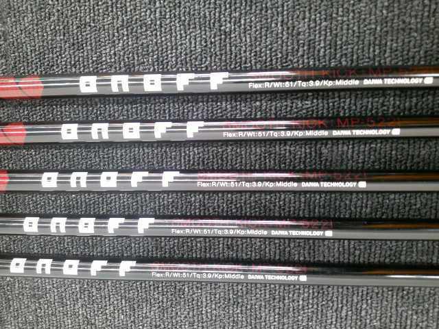 Golf Iron Set ONOFF AKA LIMITED BLACK MP-522I (R) 5pcs 6-P