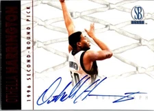 1997-98 Score Board Autographed #NNO Othella Harrington 1997 Rookies Silver