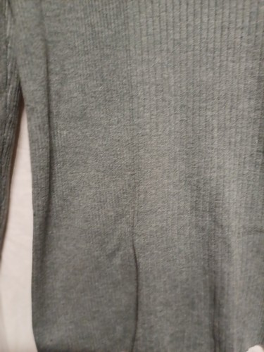 H&M Pullover Damen Gr. L Strick langarm Basic Pulli Oberteil grau- A11- - Bild 4 von 6