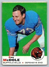 1969 Topps  #78 Ron McDole Buffalo Bills