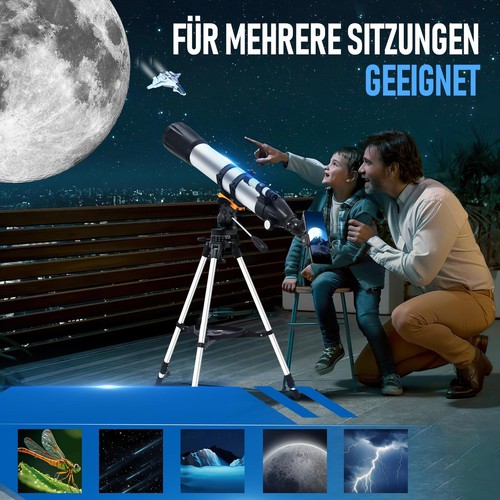 Astronomie Teleskop Profi Astronomisches Refraktor Teleskop Fernrohr 900mm 300mm - Bild 43 von 43