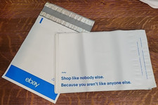 25 Ebay Branded Poly Mailers 9" x 11.5" No Padding
