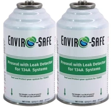 R 134a Leak Sealant, Pro Seal, Stop Leak w/ R 134a Leak Detector Dye - 2 Cans