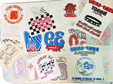 VINTAGE IRON ON TRANSFER LOT # 36  70S 80S T SHIRT transfers 50 or more per lot.