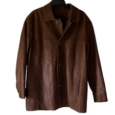 Daniel Cremieux Signature Collection Genuine Leather Jacket Size Large