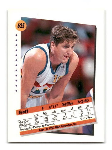 1991-92 SkyBox Basketball #451 - #660 - - - Pick A Card - - - Complete a Set - Picture 287 of 349