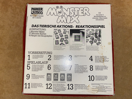 MONSTER MIX ( Parker ) Aktionsspiel Reaktionsspiel Vintage - vollständig - Bild 2 von 5