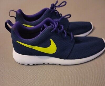 blok Nevelig dozijn Nike Womens Roshe One Essential 943709-991 Purple Running Shoes Sneakers  Size 9 | eBay
