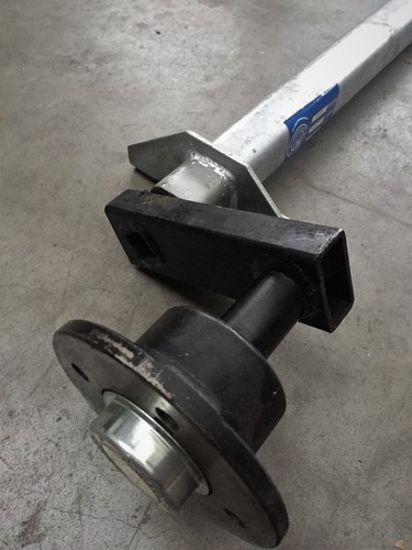 500 kg Schlegl-BWN MB5 AM:1000 mm PKW Anhänger Achse VK50 ungebremst AS: 100*4 - Bild 5 von 11