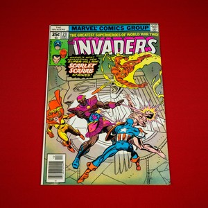 Marvel-Comics-The-Invaders-23-Bronze-Age-1977-Captain-America-Namor-Vintage